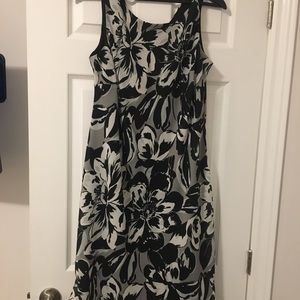 Beautiful black and white summer dress